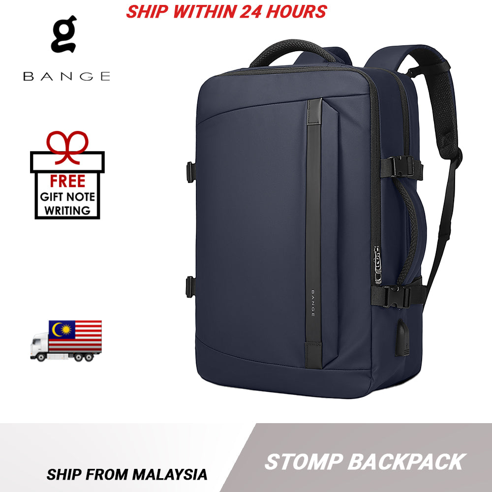 BANGE Stomp Laptop Backpack / Travel Backpack with USB Charging Port