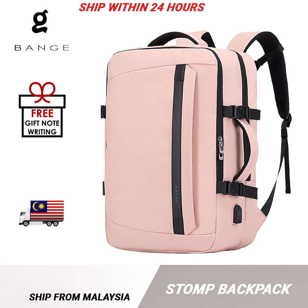 BANGE Stomp Laptop Backpack / Travel Backpack with USB Charging Port