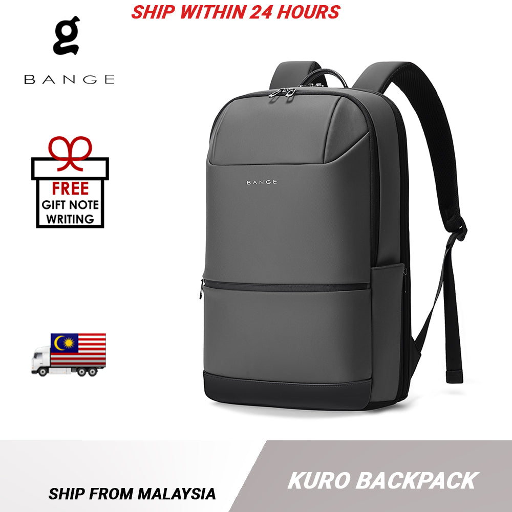 Bange Kuro Laptop Backpack Multi-Compartment Water Resistant (15.6”) Fashion Beg Laptop Business Backpack