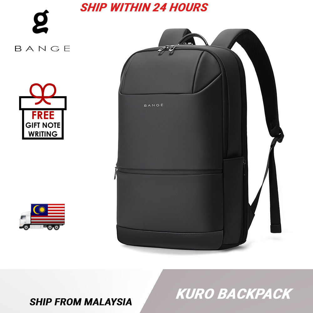 Bange Kuro Laptop Backpack Multi-Compartment Water Resistant (15.6”) Fashion Beg Laptop Business Backpack