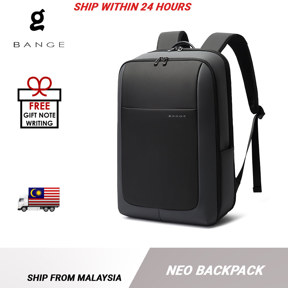 Bange Neo Laptop Backpack Water Resistant Travel Backpack Laptop Bag (15.6'')