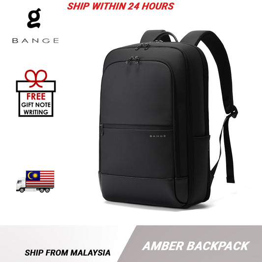 Bange Amber Laptop Backpack Multi-Compartment Water Resistant (15.6”) Fashion Beg Laptop Business Backpack