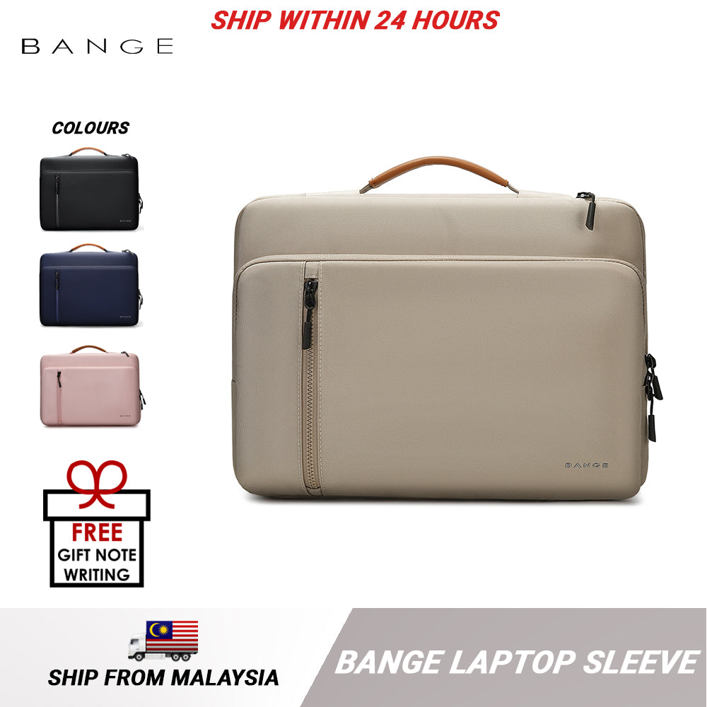 BANGE Laptop Bag with Handle Portable Laptop Case Zip Soft Protective Sleeve (14/15.6")