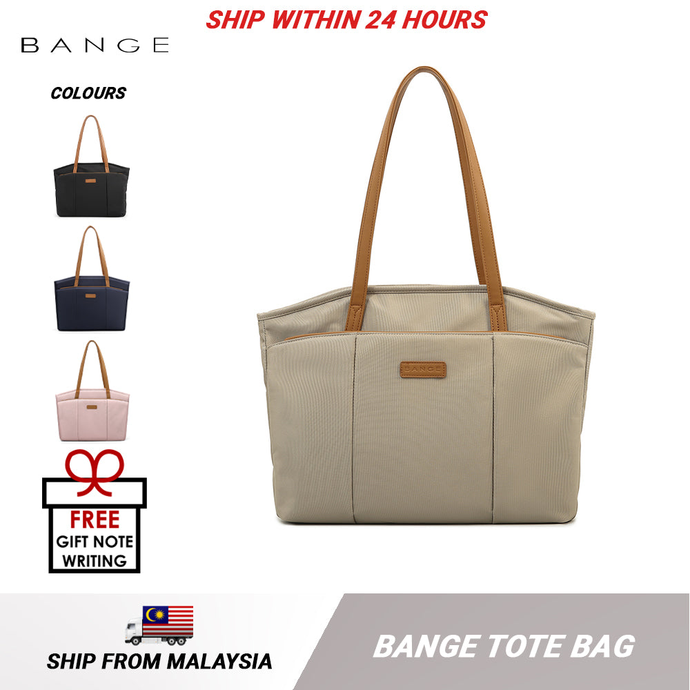 Bange Tote Bag Water Resistant Shoulder Bag Laptop Bag 14''