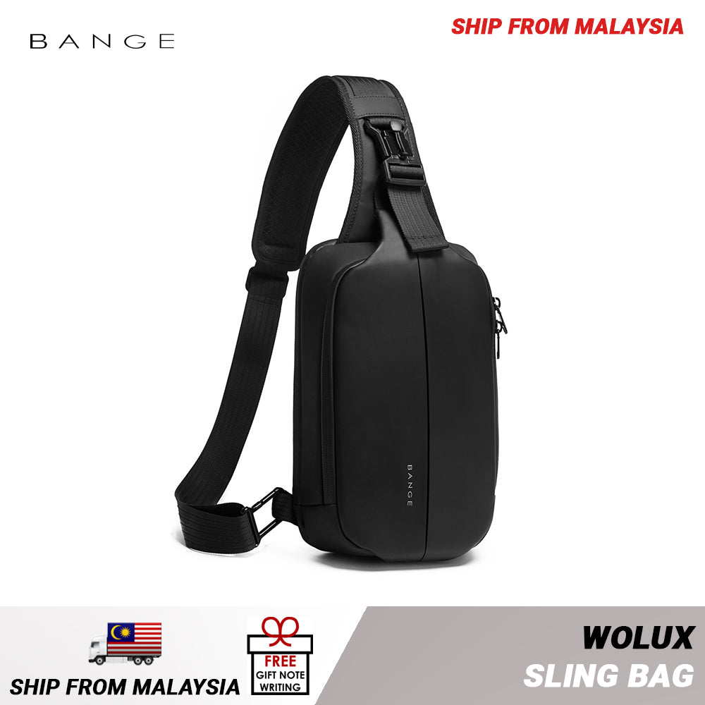 Bange Wolux Multi Compartment Water-Resistant Sling Bag