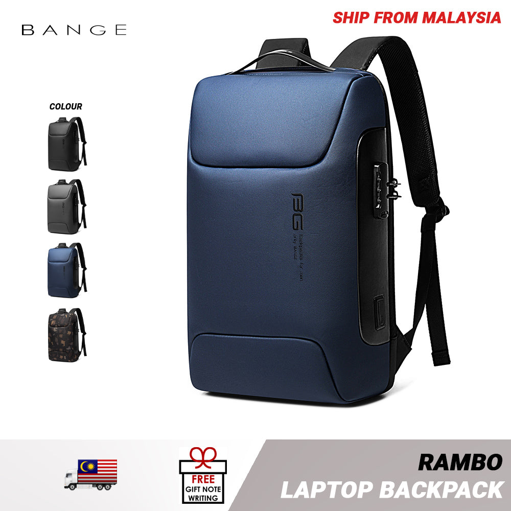 Bange Rambo 15.6inch Business Multi Compartment Water Resistant Laptop Backpack
