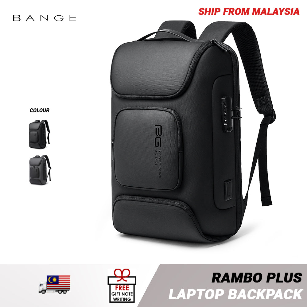 Bange Rambo Plus15.6inch Business Multi Compartment Water Resistant Laptop Backpack
