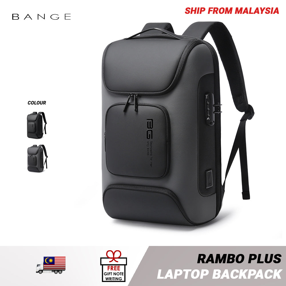Bange Rambo Plus15.6inch Business Multi Compartment Water Resistant Laptop Backpack