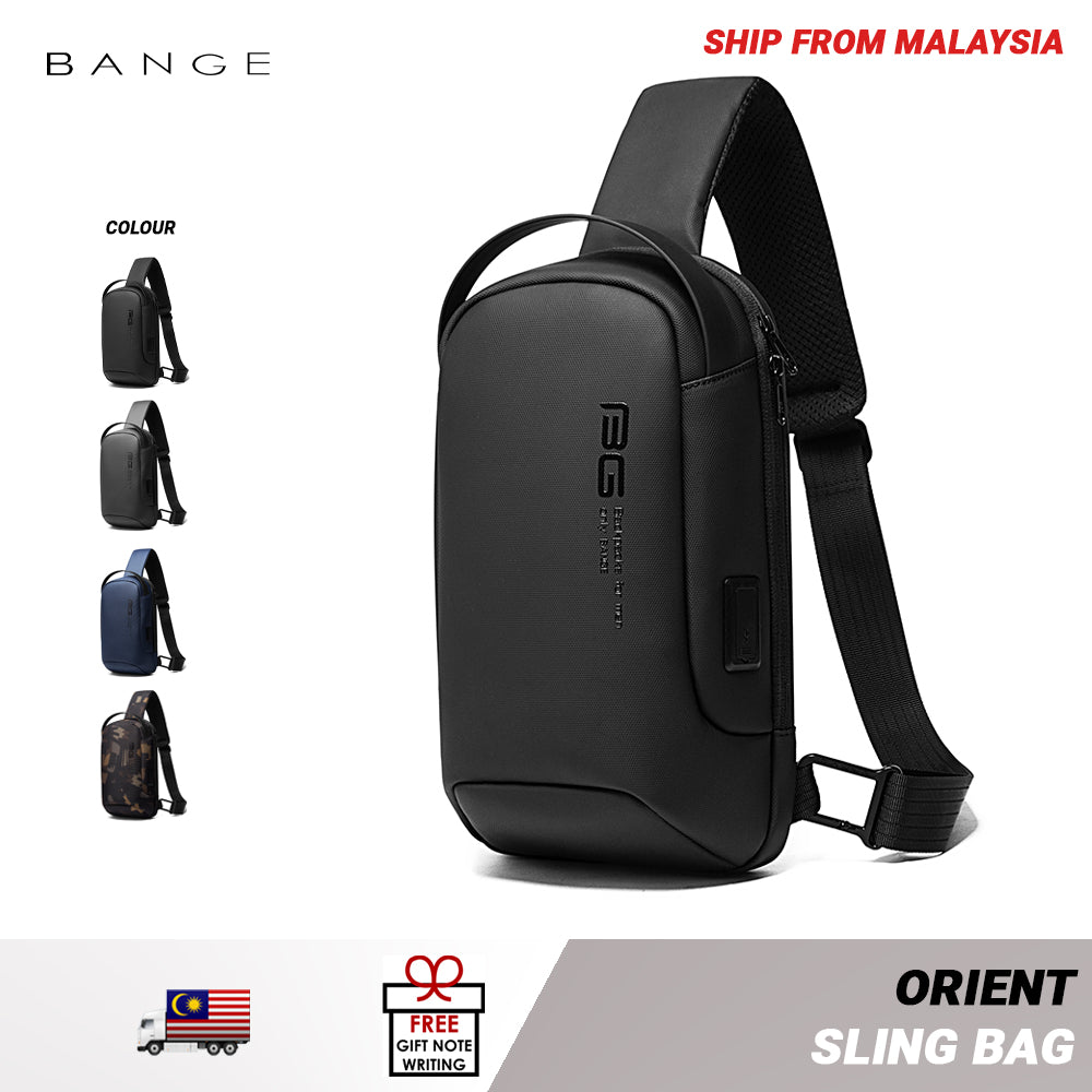 Bange Orient Multi Compartment Water-Resistant Sling Bag