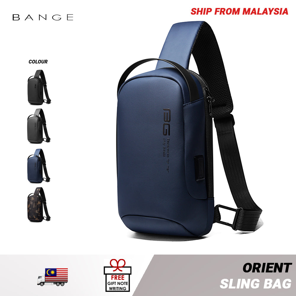 Bange Orient Multi Compartment Water-Resistant Sling Bag