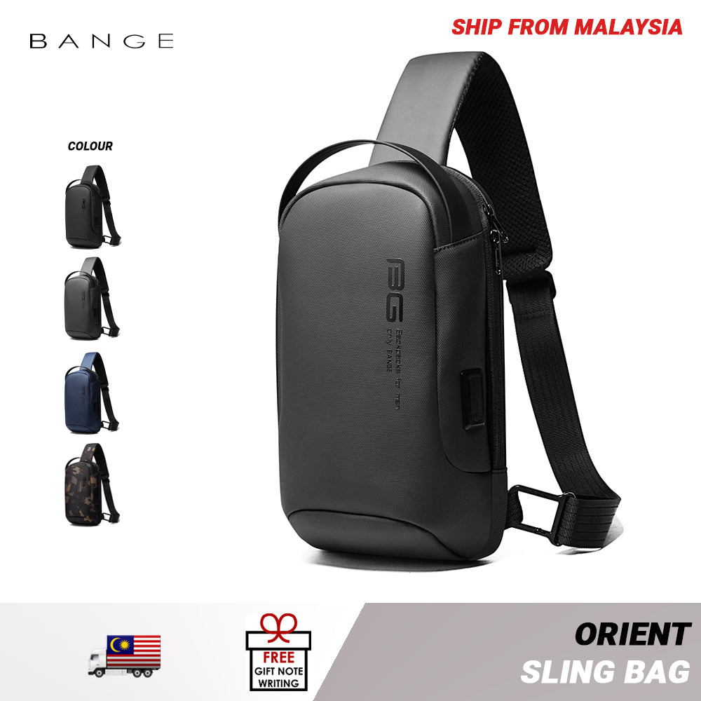 Bange Orient Multi Compartment Water-Resistant Sling Bag