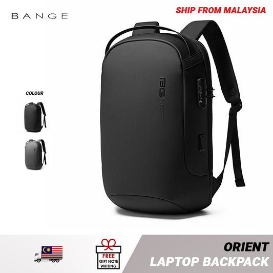 Bange Orient 15.6inch Business Multi Compartment Water Resistant Laptop Backpack with USB Charging Port