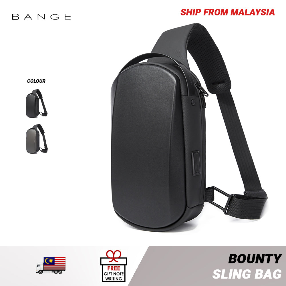 Bange Bounty Water-Resistant Sling Bag with USB Charging Port