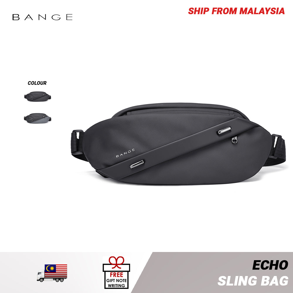 Bange Echo Water-Resistant Men Anti-theft Sling Bag
