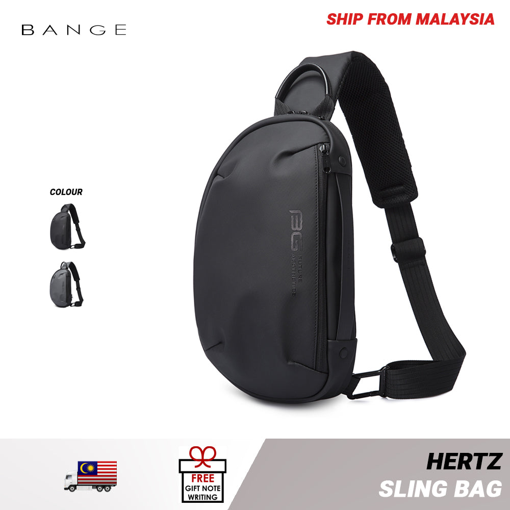 Bange Hertz  Multi Compartment Water-Resistant Sling Bag