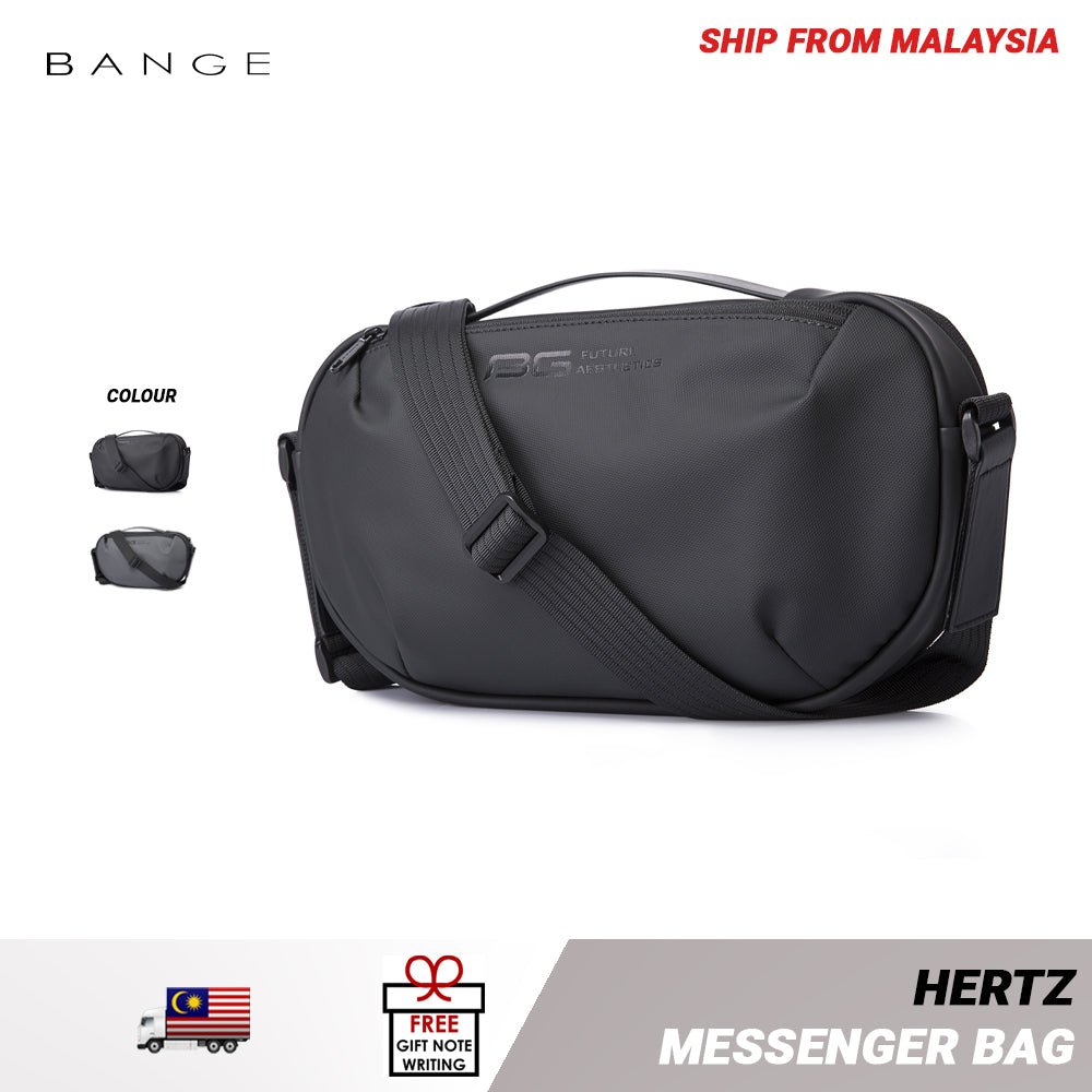 Bange Hertz Water-Resistant Messenger/Sling Bag