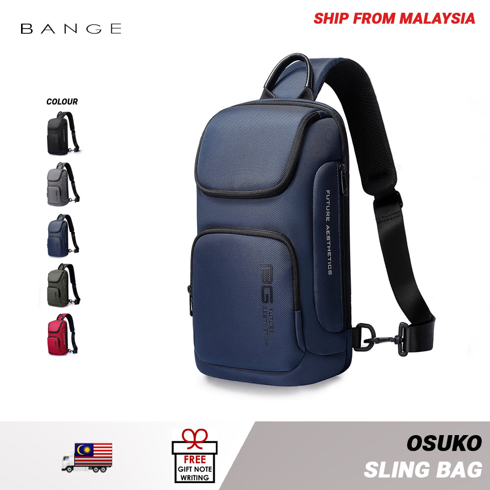 Bange Osuko Fashion Chest Pack Multi Compartment Water-Resistant Sling Bag