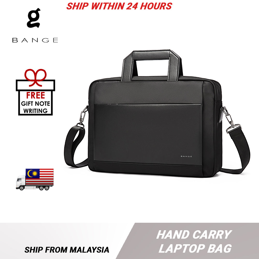 Bange Hand Carry Laptop Case Portable Zip Soft Laptop Protective Handbag MacBook Case Laptop Bag (13/14/15.6") 电脑包