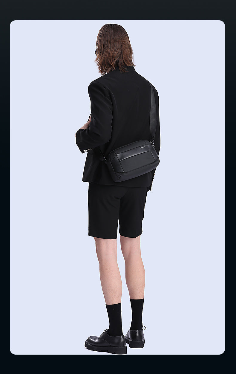 Bange Luxe Sling Bag Multi Compartment Water-Resistant Men's Bag Fashion Sling Bag (6.5")