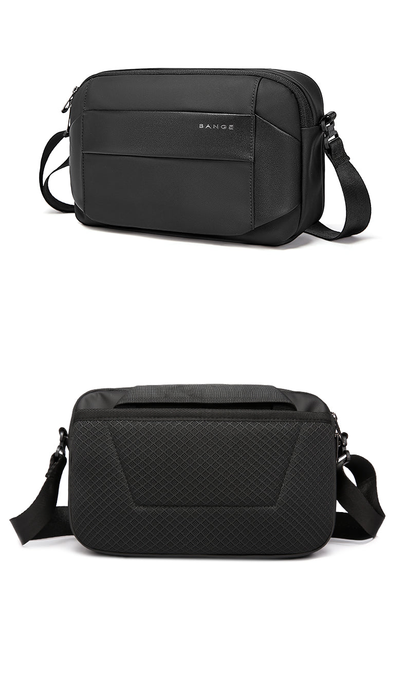 Bange Luxe Sling Bag Multi Compartment Water-Resistant Men's Bag Fashion Sling Bag (6.5")