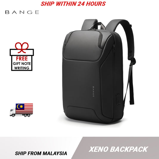 BANGE Xeno Laptop Backpack Multi-Compartment Water Resistant (15.6")