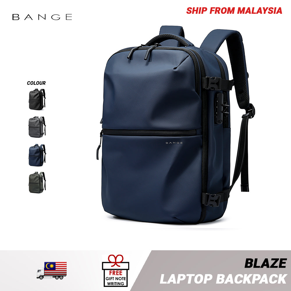 BANGE Blaze Travel Laptop Backpack Multi Compartment Water-Resistant (15.6)