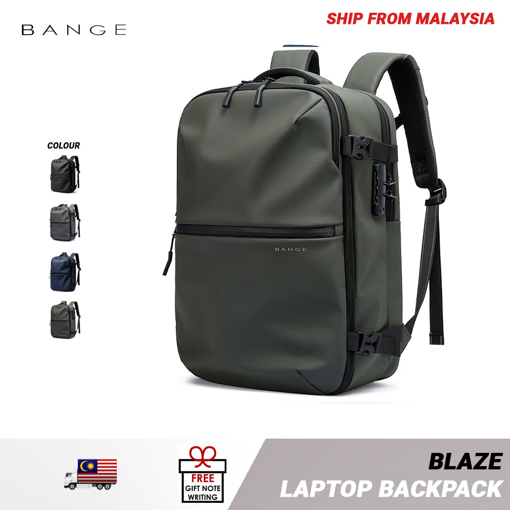 BANGE Blaze Travel Laptop Backpack Multi Compartment Water-Resistant (15.6)
