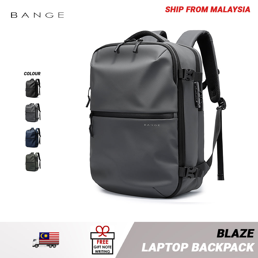 BANGE Blaze Travel Laptop Backpack Multi Compartment Water-Resistant (15.6)
