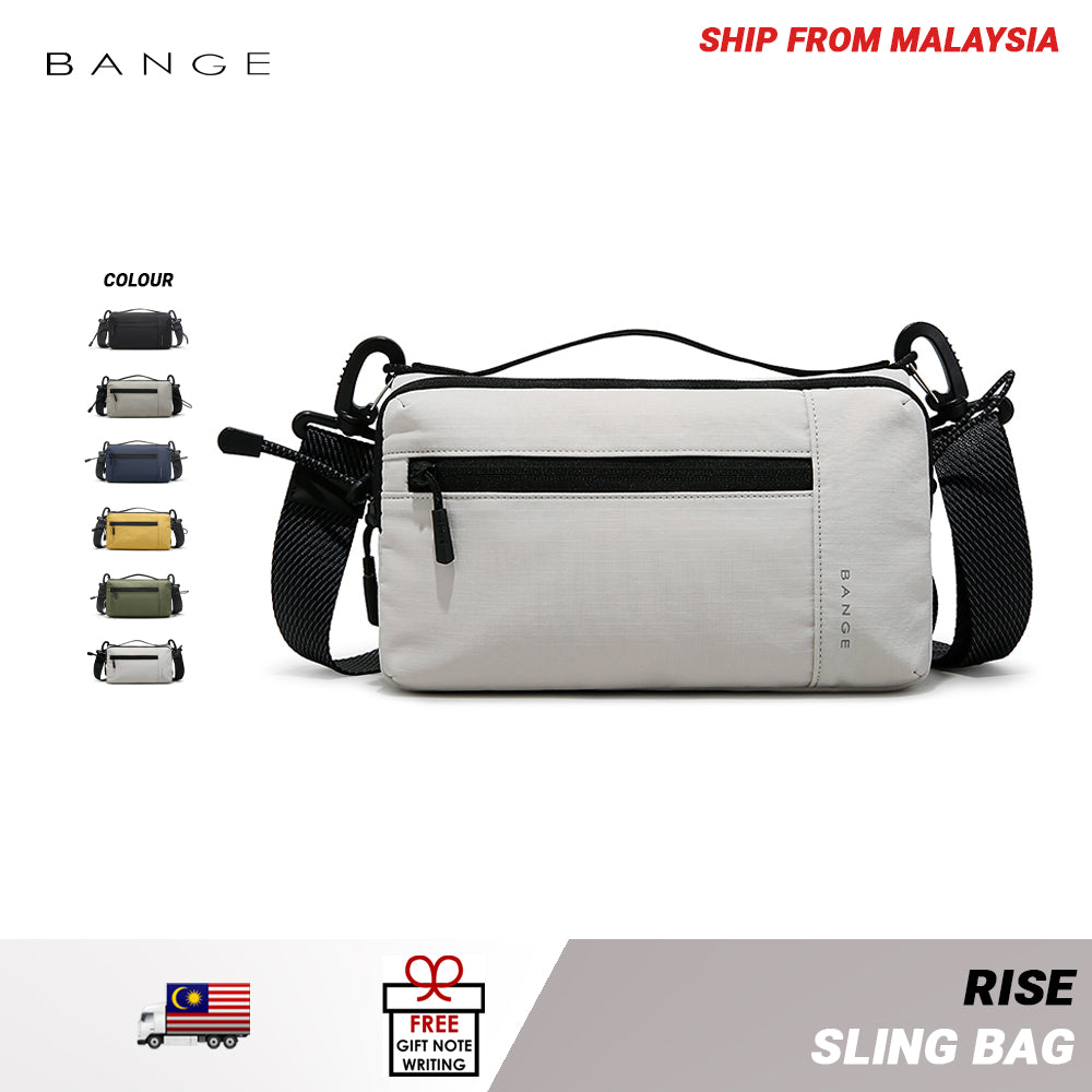 BANGE Rise Sling Bag Men's Multi Compartment Water-Resistant