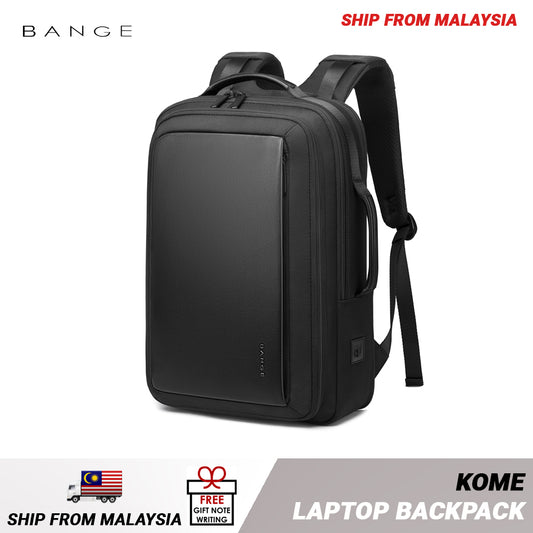 Bange Kome Expandable USB Multi Compartment Big Capacity Bottle Business Outdoor Travel Ultralight Laptop Backpack