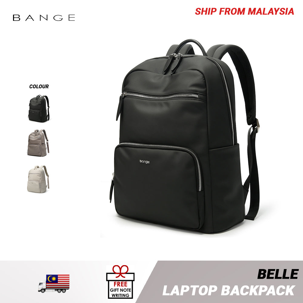 BANGE Belle Laptop Backpack Water Resistant Multi Compartment Beg Komputer Riba Beg Sekolah (14/15.6‘’)