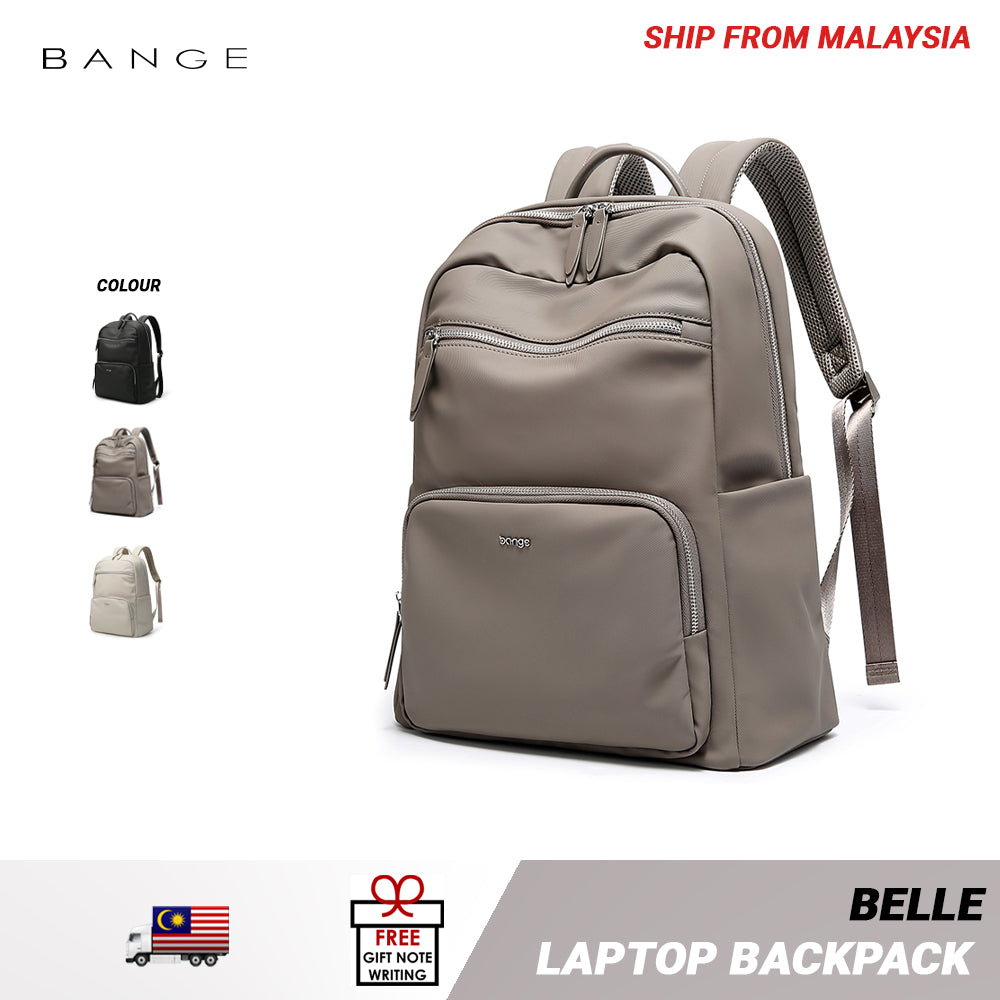 BANGE Belle Laptop Backpack Water Resistant Multi Compartment Beg Komputer Riba Beg Sekolah (14/15.6‘’)