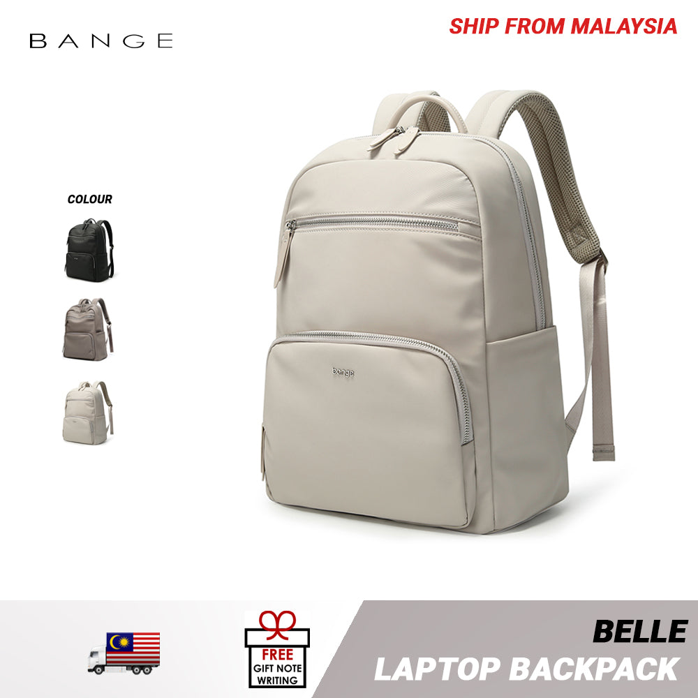 BANGE Belle Laptop Backpack Water Resistant Multi Compartment Beg Komputer Riba Beg Sekolah (14/15.6‘’)