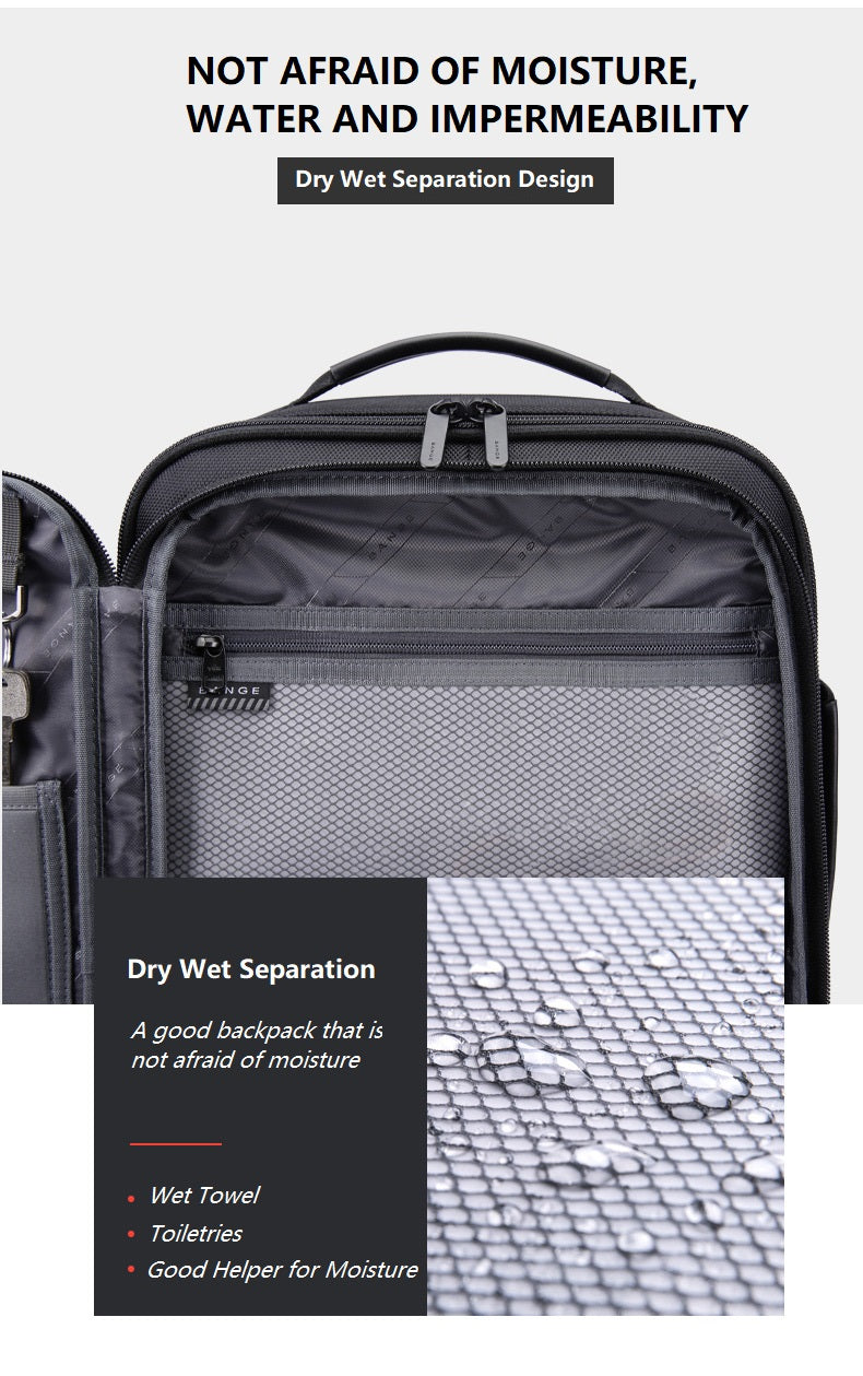 Bange Crown Expandable Laptop Backpack (15.6)