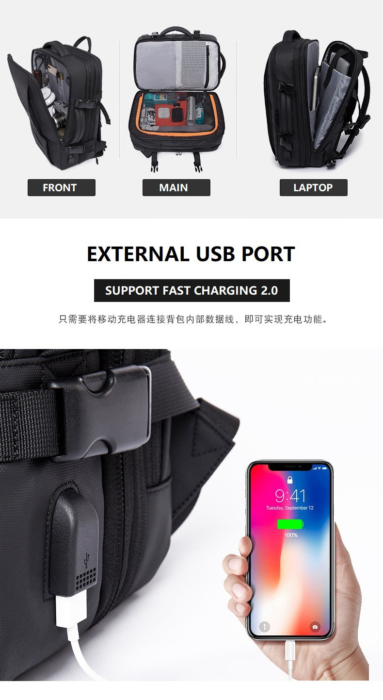Bange Vexus Water Resistant Travel Laptop Backpack (15.6/17.3)