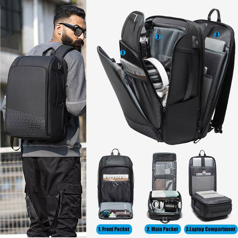 Bange Ionic Travel Laptop Backpack (15.6)