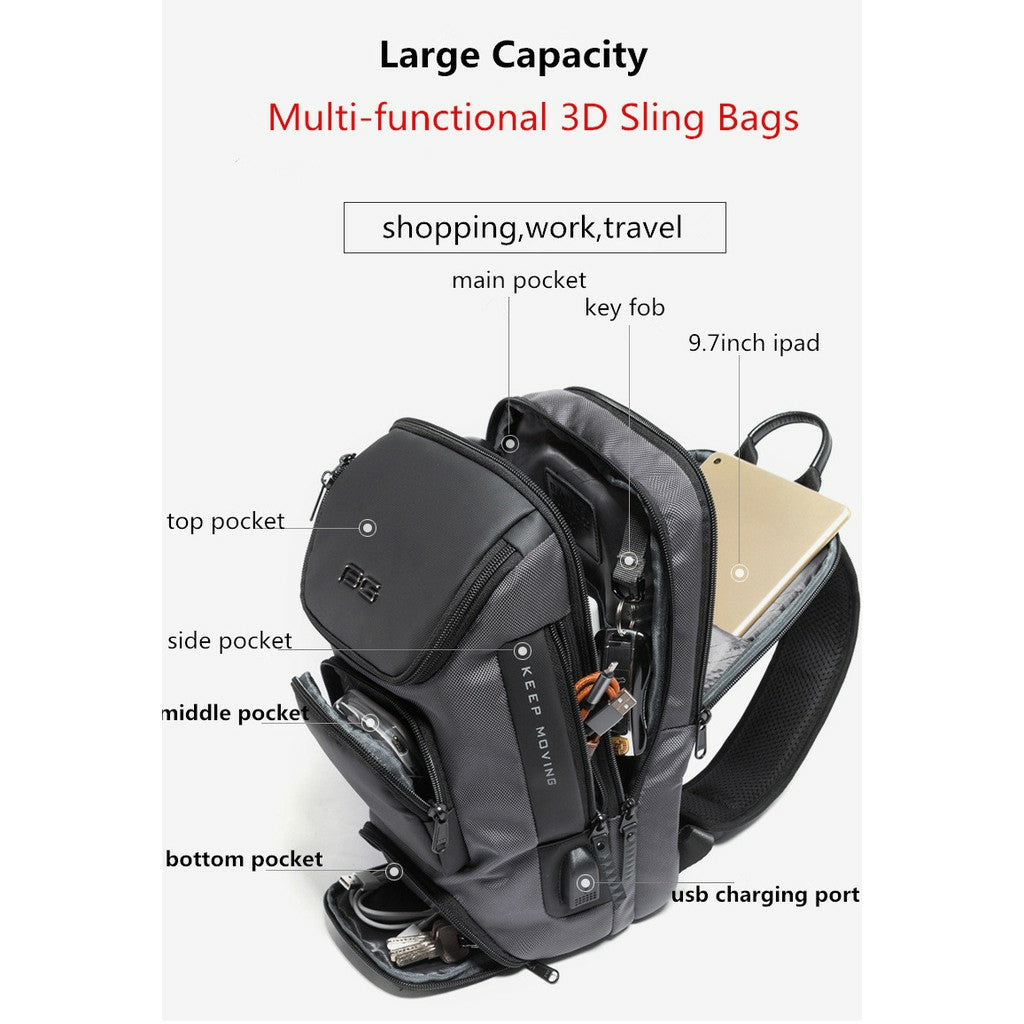 Bange Shrine Crossbody Sling Bag