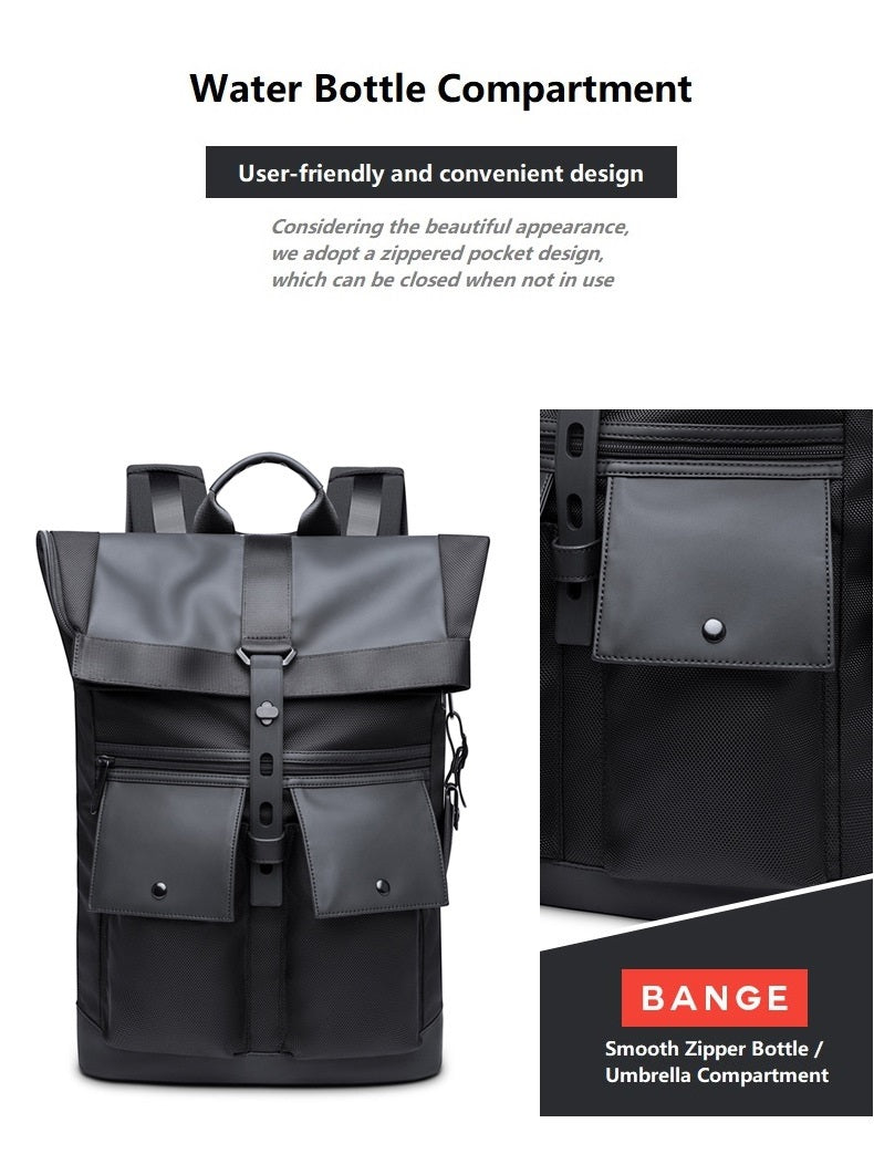 Bange Lubby Multi Compartment Big Capacity Water Resistant Business Hidden Pocket Sport Travel Laptop Backpack