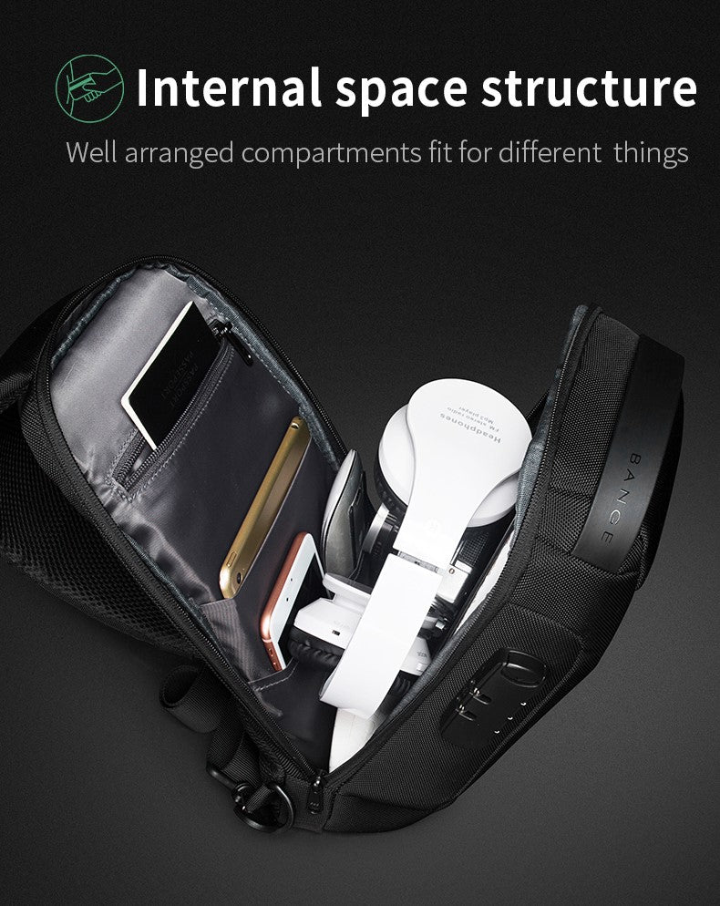 Bange Rambo Anti-Theft Sling Bag