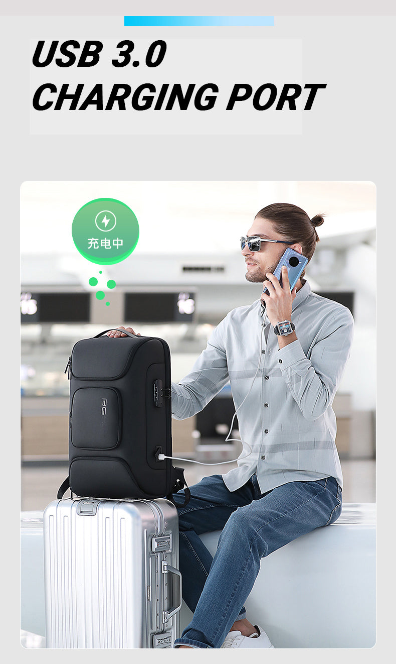Bange Rambo Plus Anti-Theft Laptop Backpack (15.6)