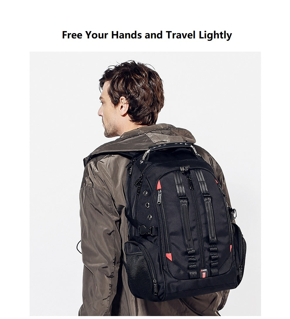 Bange Dyno Water Resistant Travel Laptop Backpack  with USB charging port