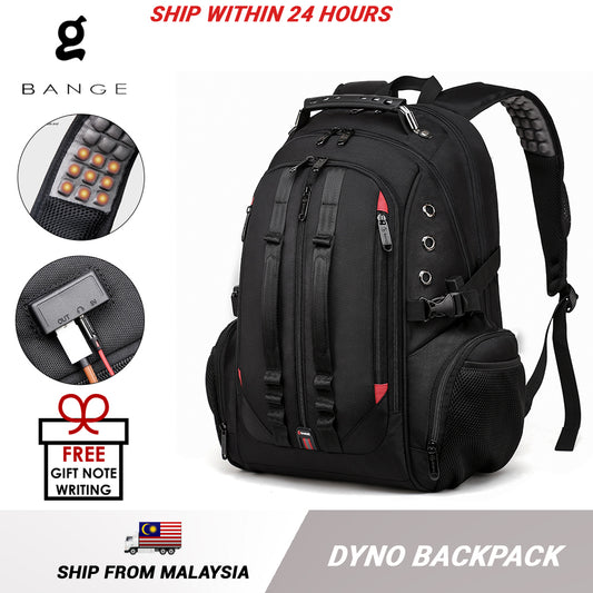 Bange Dyno Water Resistant Travel Laptop Backpack  with USB charging port