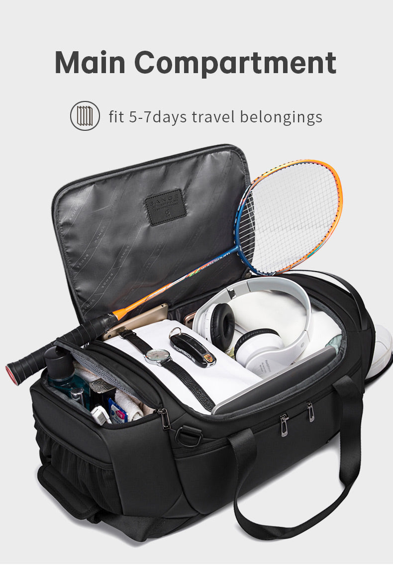 Bange Rumble Travel Bag Multifunctional Gym Bag Sport Bag Hiking Bag Messenger Bag Max Duffel Weekender bag