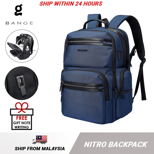 Bange Nitro Multi Compartment Business Laptop Backpack 15.6inch Laptop Bag with USB Charging Port