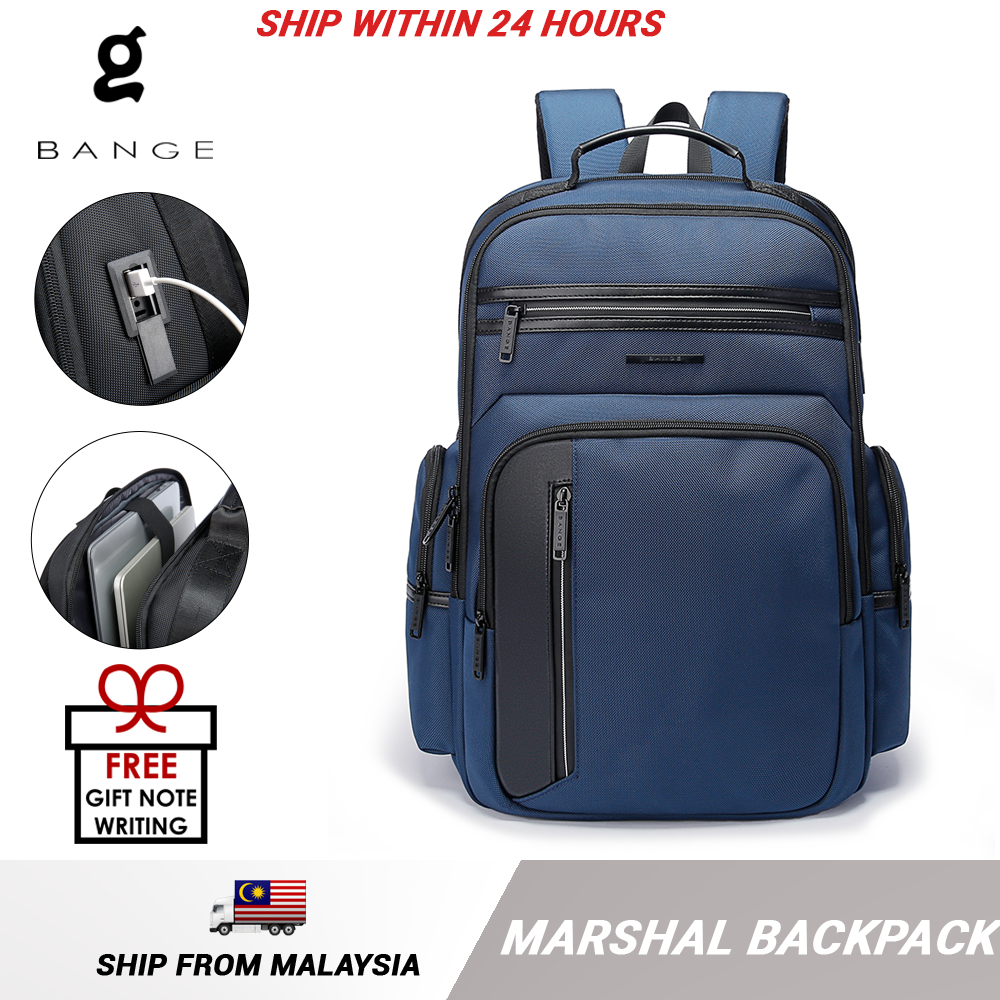 Bange Marshal Multi Compartment Business Laptop Backpack 15.6inch Laptop Bag with USB Charging Port