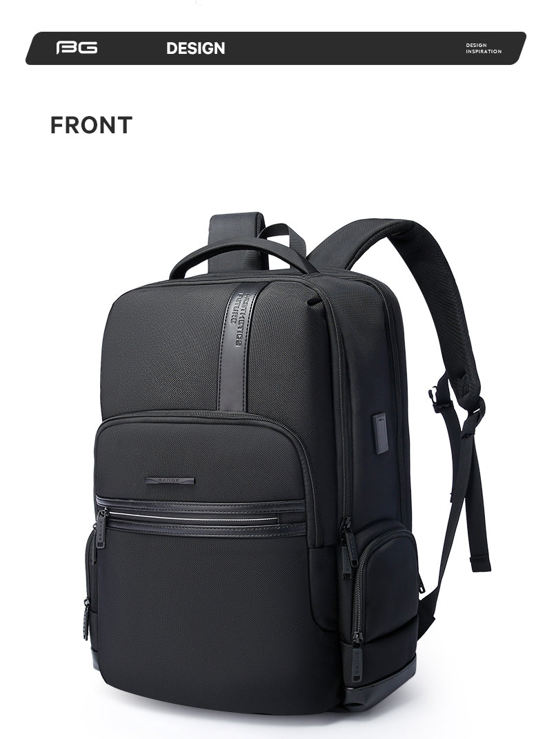 Bange Hydro Multi Compartment Business Laptop Backpack 15.6inch Laptop Bag with USB Charging Port