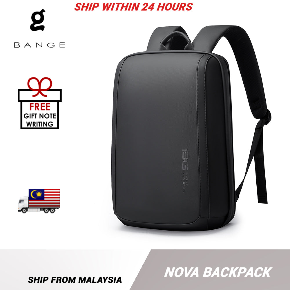 Bange Nova Laptop Backpack Water-Resistant and Multi Compartment USB Charging Business Professional Travel (15.6")