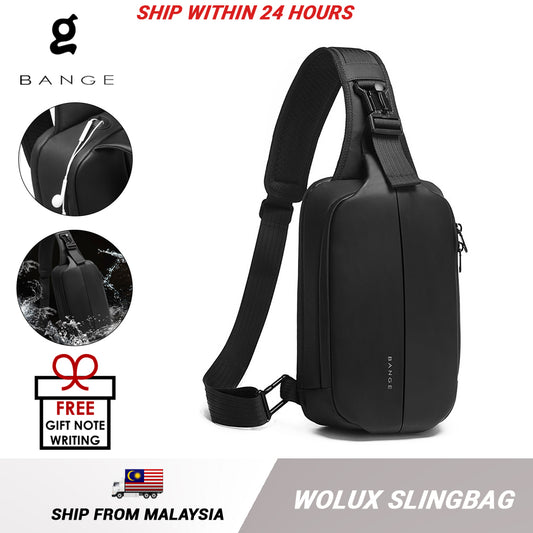 Bange Wolux Multi Compartment Water-Resistant Sling Bag