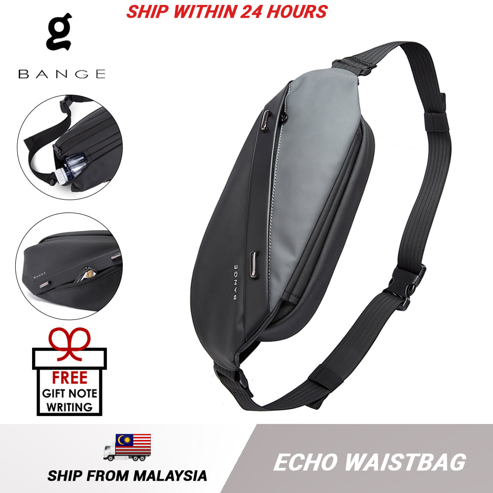 Bange Echo Water-Resistant Men Anti-theft Sling Bag