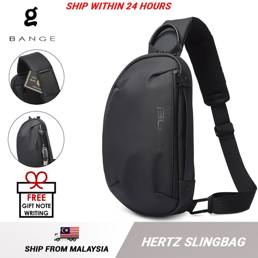 Bange Hertz  Multi Compartment Water-Resistant Sling Bag